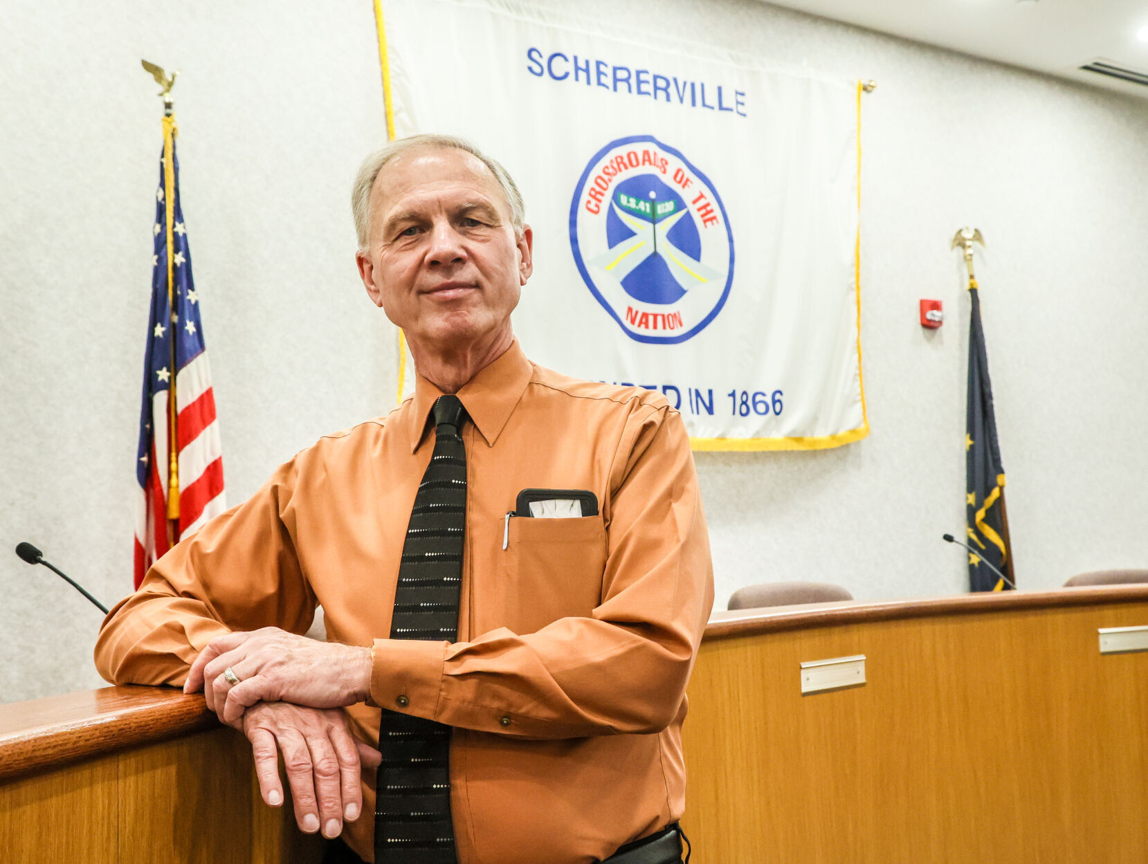 Schererville City Manager Bob Volkmann retires